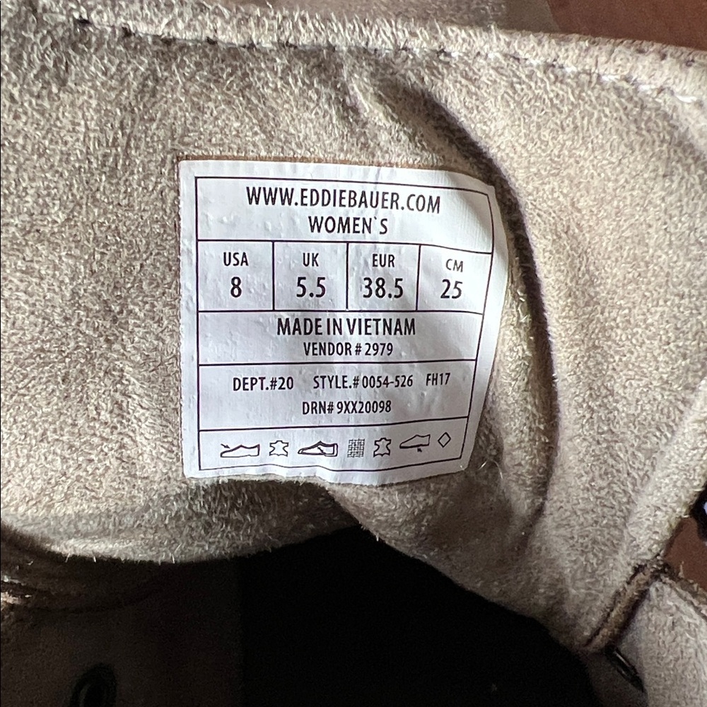Women’s Eddie Bauer Wedge Boots Size 8 - Picture 9 of 10